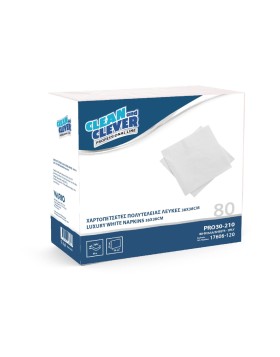 Clean & Clever Pro 30-210 premium napkin 1/4 38x38cm 80pcs