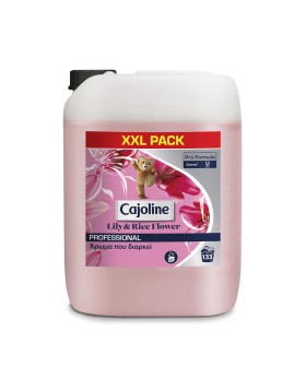 Cajoline Pro Formula Lily and Rice Flower laundry softener 10L