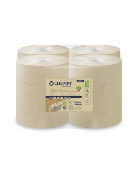 Lucart Econatural 150 Mini Jumbo toilet paper 12 rolls/pack