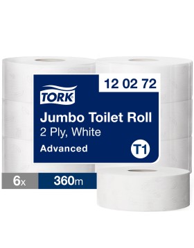 Tork Jumbo toilet paper in roll 360m 6 rolls