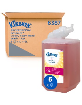 Kleenex Botanics Joy hand soap in foam 1L 6pcs