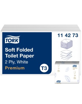 Tork Soft Premium toilet paper in sheets