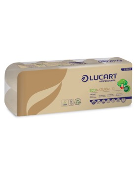 Lucart EcoNatural 10 toilet paper in roll 10 rolls/pack.