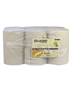 Lucart EcoNatural L-One Mini 180 toilet paper in roll 12 rolls/bundle