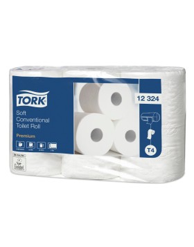 Tork Soft toilet paper in roll 50m 6 rolls/pack.