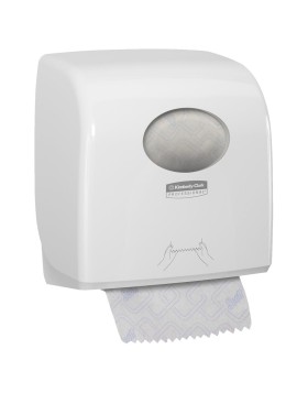 Kimberly-Clark Aquarius Slimroll hand towel dispenser on a roll