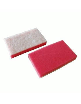 Vileda sponge white/pink 9.5x15.5cm