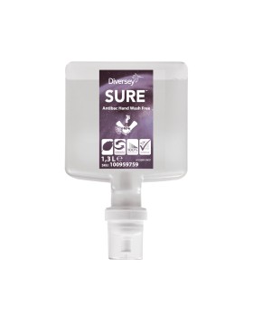 Diversey SURE Antibac Hand Wash Free αντιβακτηριακό σαπούνι χεριών 1.3L