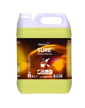 Diversey SURE Cleaner & Degreaser ισχυρό καθαριστικό κουζίνας 5L