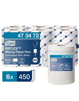 Tork Reflex Wiping Paper Plus centerfeed roll 150,8m 6 rolls/bundle