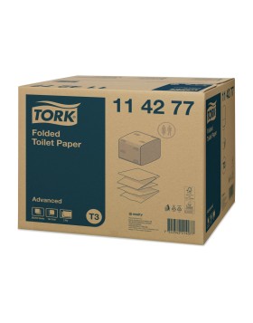 Tork Advanced toilet paper in sheets 9.072 sheets/box