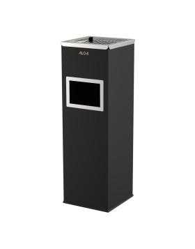 Alda Mirage ashtray with waste bin 22L