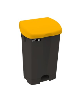 Pulex waste bin with pedal and lid 50L