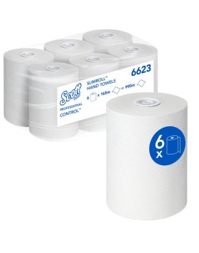 Scott Control hand towel in roll 165m 6 roll/bundle