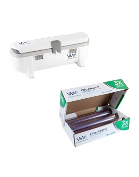 Wrapmaster PVC film in combination with Wrapmaster dispenser