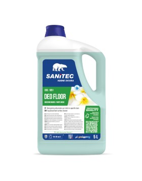 Sanitec Deo Floor cleaner for general use with White Musk fragrance 5L