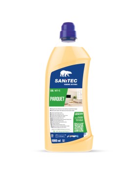 Sanitec Parquet wood floor cleaner with natural wax