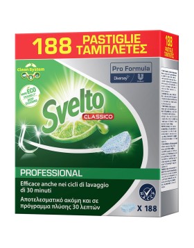 Svelto Pro Formula Classic dishwasher tablets 188pcs