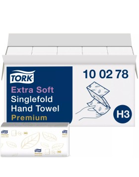 Tork Singlefold Extra Soft χειροπετσέτα V-Fold (Zig Zag) 3000τεμ