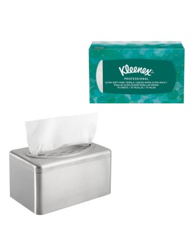 Kleenex Ultra Soft Pop-Up Hand Towel with stainless steel device Kimberly Clark