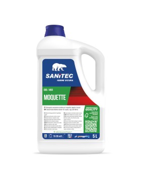 Sanitec Moquette detergent cleaner for carpets, rugs and fabrics 5L